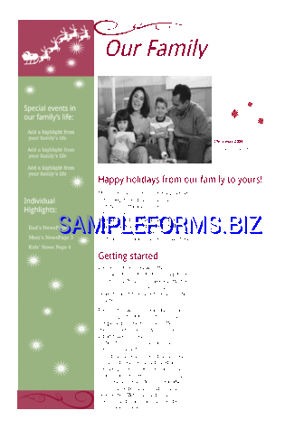 Christmas Newsletter 1 dot pdf free
